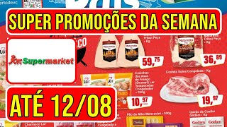 Ofertas REDE SUPERMARKET Válidas de 09 a 120824 Encarte de Promoções do Supermarket Supermercados [upl. by Susejedairam]