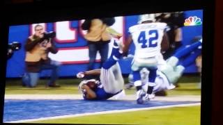 Odell Beckham Jr One handed catch vs Cowboys [upl. by Orimisac517]