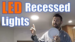 How To Install LED Recessed Lighting  THE HANDYMAN [upl. by Yelsa]