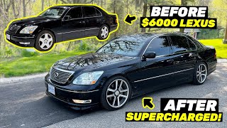 Building a Supercharged Lexus LS430 in 12 Minutes [upl. by Yelhsa756]