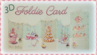 3D Foldie Card  European Papercrafts Design Team Project amp Unboxing [upl. by Anaehr216]