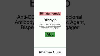 Blinatumomab  Blincyto  In a nutshell [upl. by Bertelli]