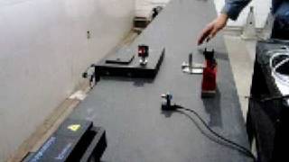 Measurement of straightness using a LP30 compact laser interferometer [upl. by Dorothee]