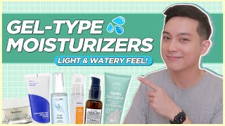 Best GEL TYPE MOISTURIZERS for OILY to COMBINATION skin Filipino  Jan Angelo [upl. by Lipsey]