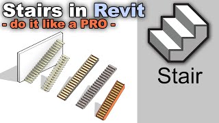 Revit Stairs  Beginner to PRO Tutorial [upl. by Llecrep]