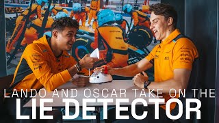 Lando Norris and Oscar Piastri take the Lie Detector Test [upl. by Euhc]