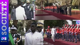 4 Avril 2024  Intégralité Cérémonie de levée des couleurs au Palais de la République [upl. by Rabbaj]