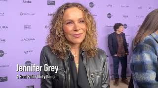 Jennifer Grey interview  A Real Pain  Sundance 2024 [upl. by Wolfson522]