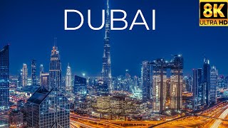 DUBAI United Arab Emirates In 8K ULTRA HD HDR 60 FPS [upl. by Kela144]