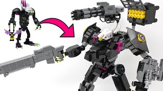 Upgrading LEGO Dreamzzz To Armored Core Style Lightweight Bipedal [upl. by Eedolem232]