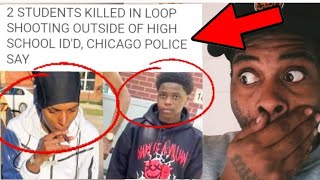 2 Teens KILLED By Gun With Switch When Gunman CHASE Them Down Outside Their School In Chicago [upl. by Mauretta]