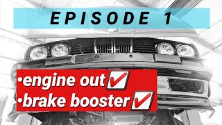 EPISODE 1 E30 S54 Engine Swap  Brintech Customs [upl. by Ihsar]