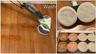 Bissell Spinwave Hard Floor Cleaner Review amp Demo  How to Clean amp Polish Your Floors [upl. by Still404]