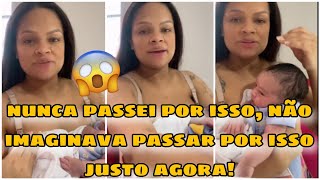 aline vida de mãe NUNCA PASSEI POR ISSO JUSTO AGORA conta mais [upl. by Kciregor]