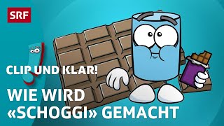 Clip und klar – Wie wird Schokolade hergestellt  Kindervideos  SRF Kids [upl. by Vil]