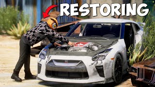 Restoring Abandoned SPORTS CAR sa GTA 5 [upl. by Htinek]