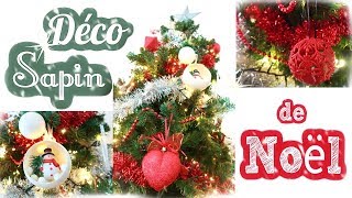 DECO DU SAPIN DE NOEL  Vlog  Little Béné [upl. by Ayalat]