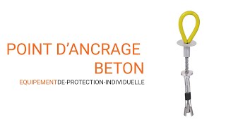 Point dancrage pour béton  Equipement de protection individuelle [upl. by Wendeline697]