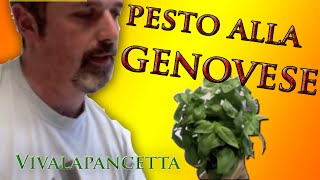 Come fare il pesto alla genovese [upl. by Eitsim]