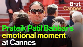 Prateik Patil Babbar’s emotional moment at Cannes [upl. by Grayson]