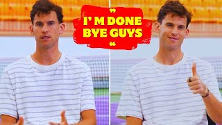 Dominic Thiem ANNOUNCES RETIREMENT [upl. by Ssidnac]