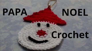 Papa Noel de NAVIDAD en tejido crochet o ganchillo tutorial paso a paso Moda a Crochet [upl. by Reyotal53]