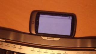 Nexus One  Android Bluetooth Keyboard [upl. by Moishe]