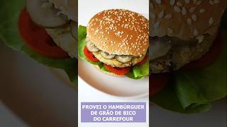 Provei o Hambúrguer Vegano de Grão de Bico do Carrefour 💜 [upl. by Kelwin]