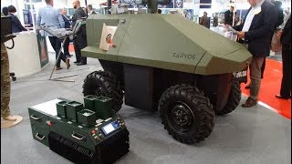 TARVOS UGV New Polish Unmanned Ground Vehicle MSPO 2017 Kielce presentation [upl. by Quar]