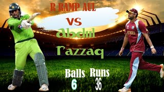 Abdul Razzaq and R PampAul 6 Six In The Over [upl. by Akerdal878]