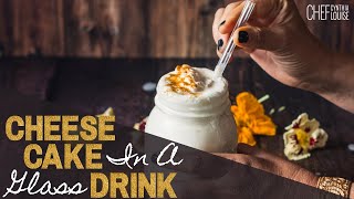 How To Make An Easy Cheesecake In A Glass Drink  Dairyfree and Vegan Recipe [upl. by Raimund]