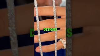 Moissanite Tennis Chain🤩 Rings On A Diamond Tester💎✅ moissanite jewelry 925silver unboxing [upl. by Ecitsuj925]