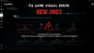 How To Fix quotGameVisual May Not Be Supportedquot  Armoury Crate  WORK 2023 Method [upl. by Evania283]