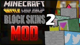 Playing Minecraft Wii U Battle with Blockyz Birthday Skins Mod [upl. by Nellie]