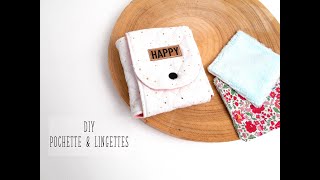 Coudre des lingettes et leur pochette tuto facile lingettes [upl. by Agnes]