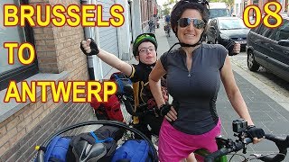 Brussels to Antwerp Bicycle Tour  Netherlands and Belgium  Part 8 [upl. by Mccall999]