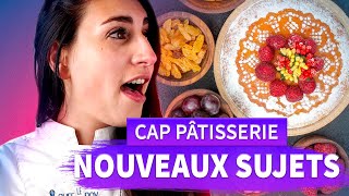 CAP pâtisserie  Les nouveaux sujets 2023  2024 [upl. by Avonasac]