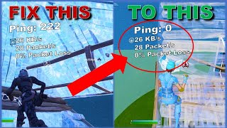 How to Improve Your Ping In Fortnite Season 7  Network Optimization Guide [upl. by Berton]