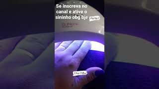 como usar cabine da SUNone UvLed Nail lamp PARTE 1 [upl. by Scheck]