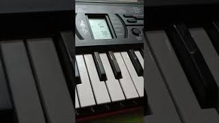 Playing quotVoila voilaquot song of Barbara Pravi on my keyboard [upl. by Dragde967]