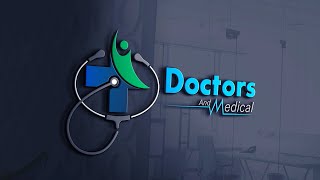 How to make Doctors amp Medical logo design illustratorillustrator logo design tutorialRasheed RGD [upl. by Bernat588]