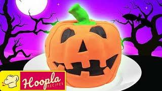 Hoopla Recipes  Pumpkin Cake Recipe  Trick or Treat  Cake Art  Happy Halloween [upl. by Cela]