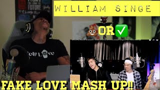 William Singe amp Alex Aiono Fake Love Broccoli Caroline REACTION [upl. by Tonnie]