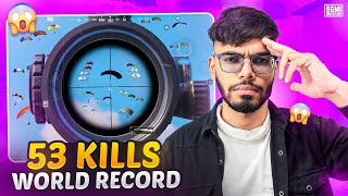 HIGHEST 53 KILLS WORLD RECORD IN BGMI INDIA  CASETOO [upl. by Madoc]