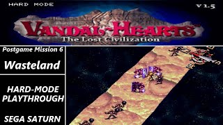 Wasteland  VANDAL HEARTS SATURN HARD MODE WALKTHROUGH POSTGAME Mission 6 [upl. by Enra]