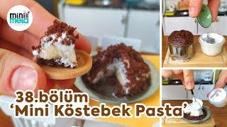 MİNİ KÖSTEBEK PASTA  Minimela Mutfak  Minifood tinykitchen minimal cake tatlı köstebekpasta [upl. by Dugald579]