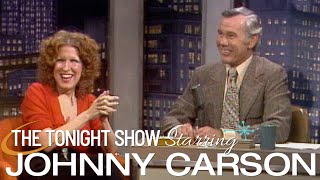 Johnny Tells Bette Midler She’s Going To Be a Big Star  Carson Tonight Show [upl. by Llen339]