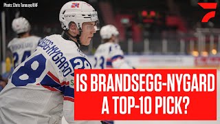 Is Michael BrandseggNygård A Top10 Pick In The 2024 NHL Draft [upl. by Toma644]