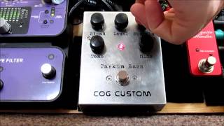 COG Effects custom Tarkin fuzz demo  on Bass [upl. by Leksehcey]