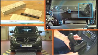 MercedesBenz Citan  Staubfilter für HeizungLüftung wechseln  W415 Innenraumfilter tauschen [upl. by Eesac]